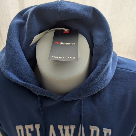 Champion University of Delaware Blue Hens Authentic Hoodie Royal Blue Large NCAA - Picture 2 of 10